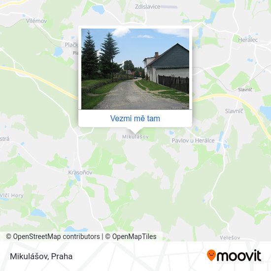 Mikulášov mapa