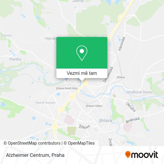 Alzheimer Centrum mapa