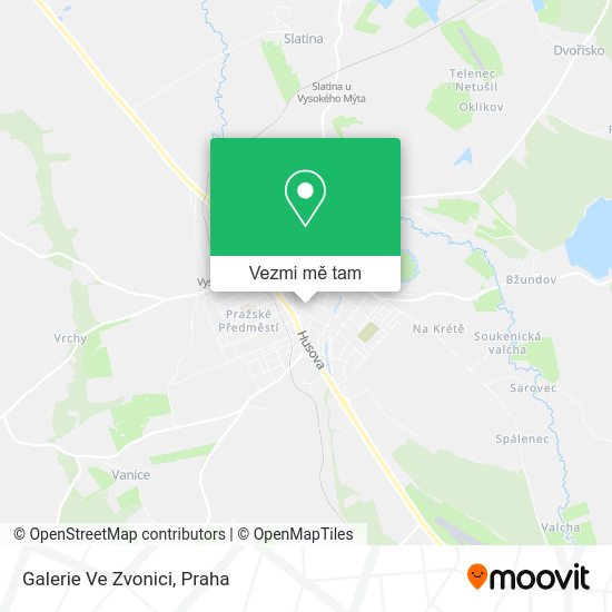 Galerie Ve Zvonici mapa
