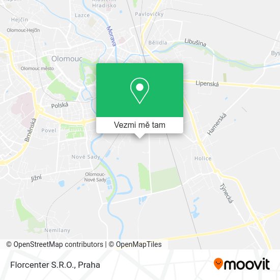 Florcenter S.R.O. mapa