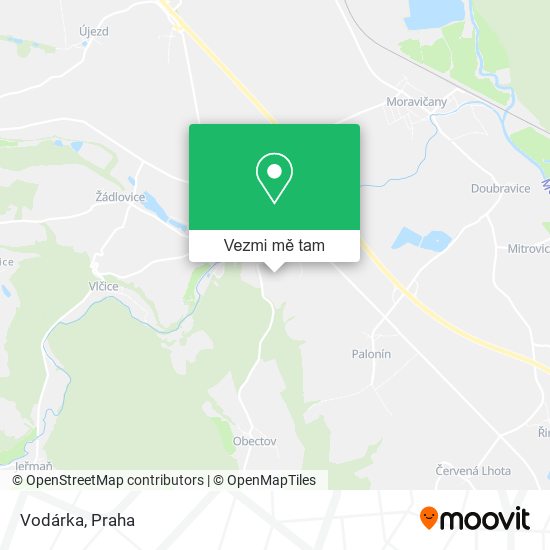 Vodárka mapa