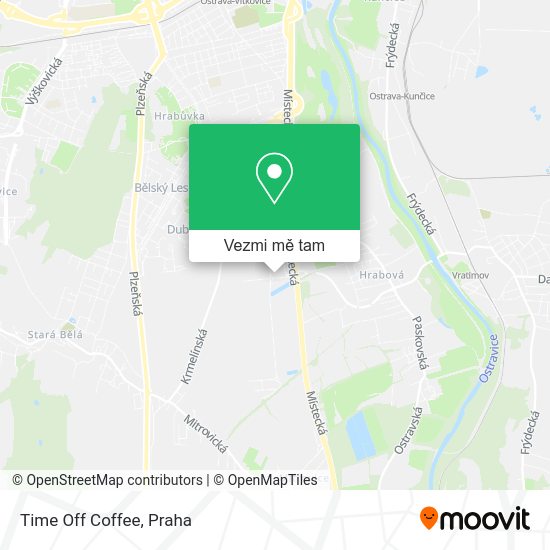 Time Off Coffee mapa