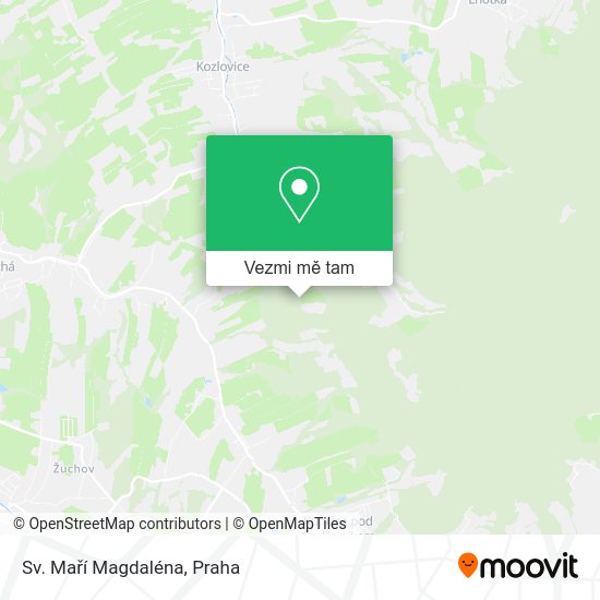 Sv. Maří Magdaléna mapa