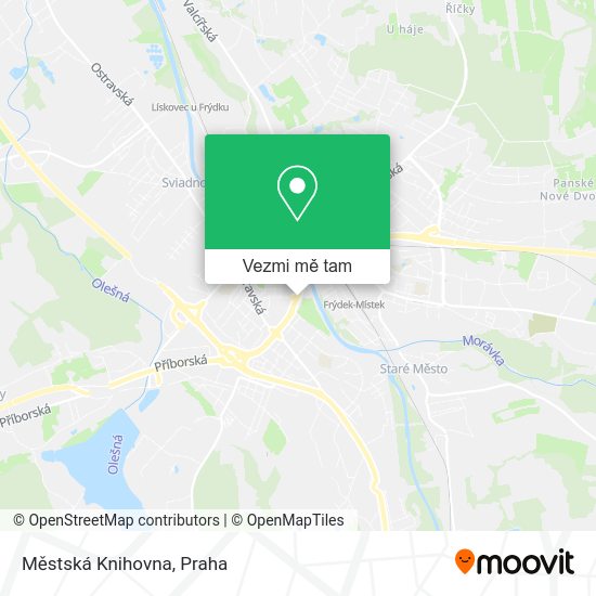 Městská Knihovna mapa