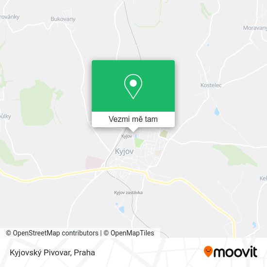 Kyjovský Pivovar mapa