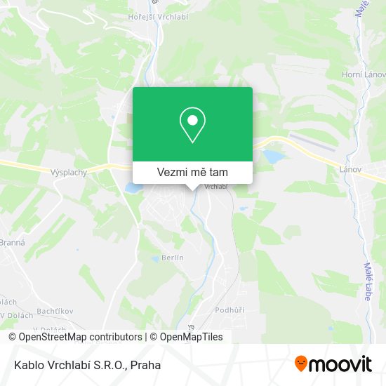 Kablo Vrchlabí S.R.O. mapa