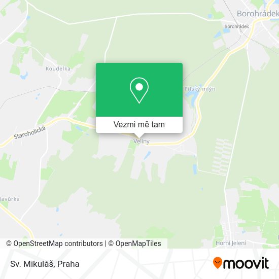 Sv. Mikuláš mapa