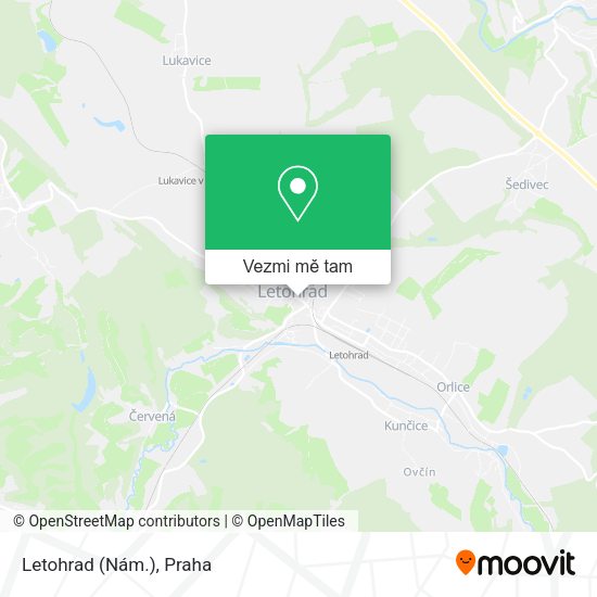 Letohrad (Nám.) mapa