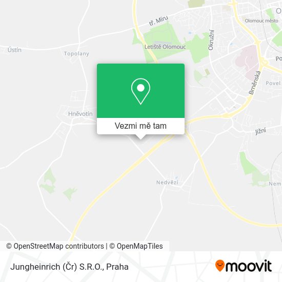 Jungheinrich (Čr) S.R.O. mapa