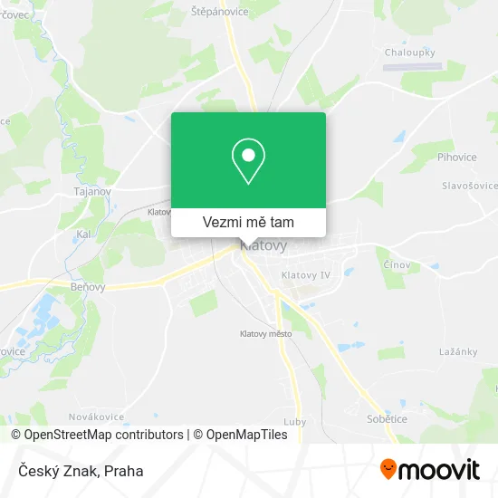 Český Znak mapa