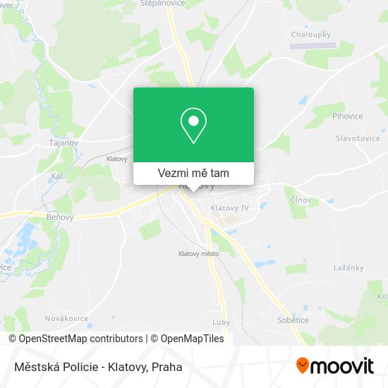 Městská Policie - Klatovy mapa