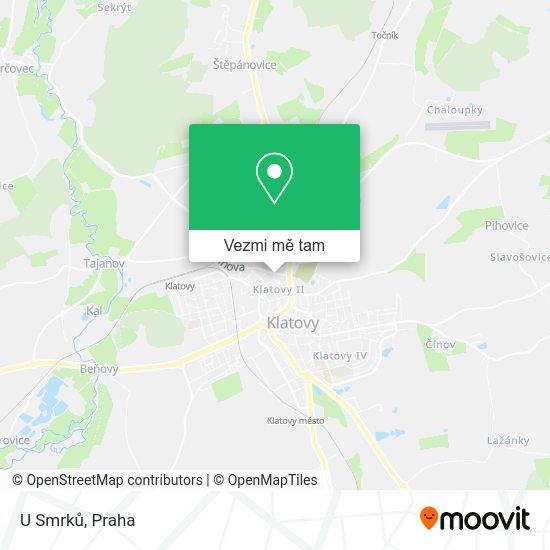 U Smrků mapa