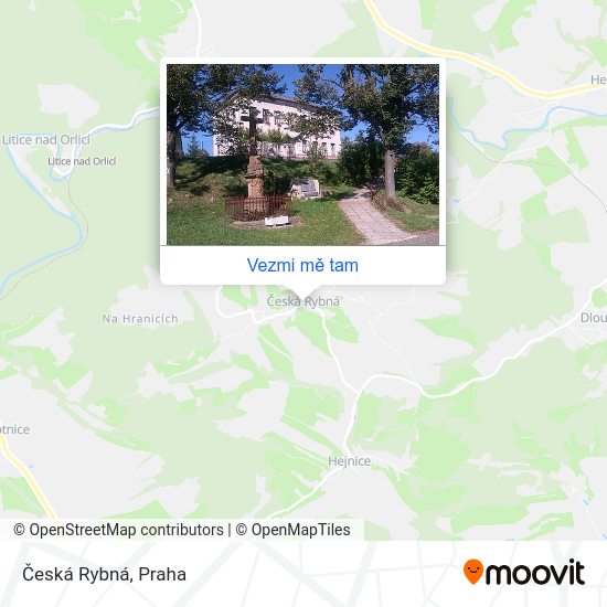 Česká Rybná mapa