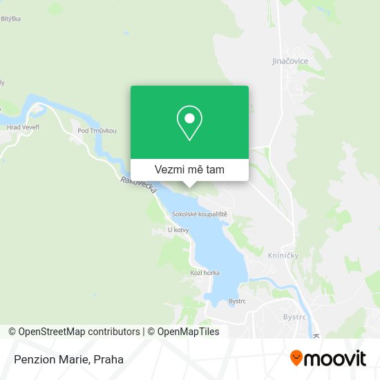 Penzion Marie mapa