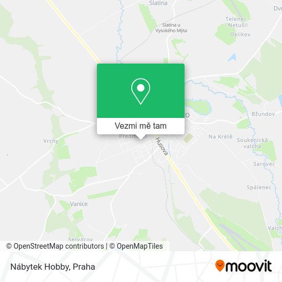 Nábytek Hobby mapa