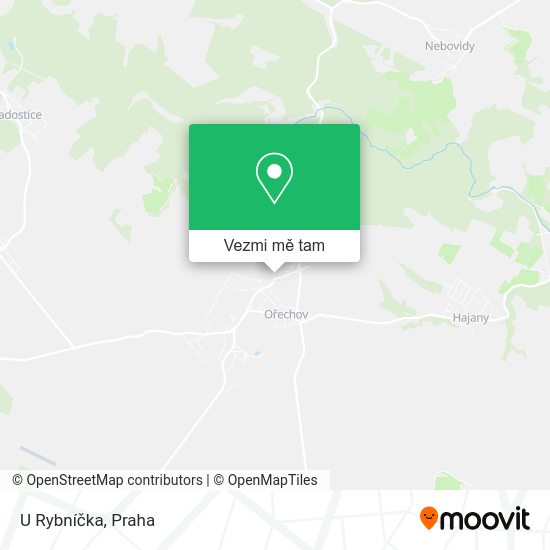 U Rybníčka mapa
