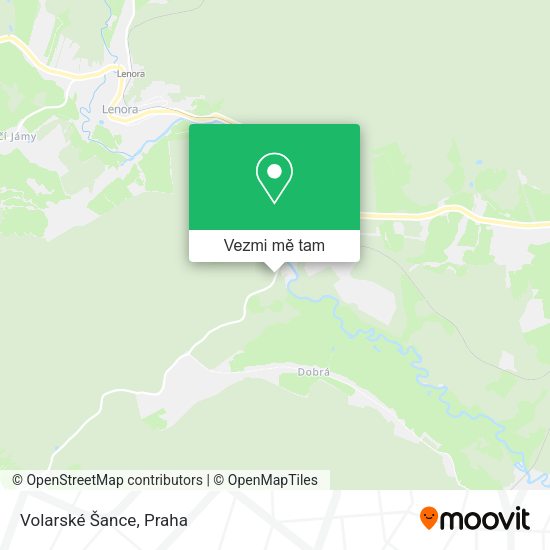 Volarské Šance mapa