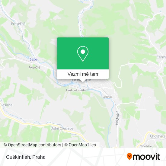 Ouškinfish mapa