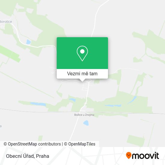 Obecní Úřad mapa
