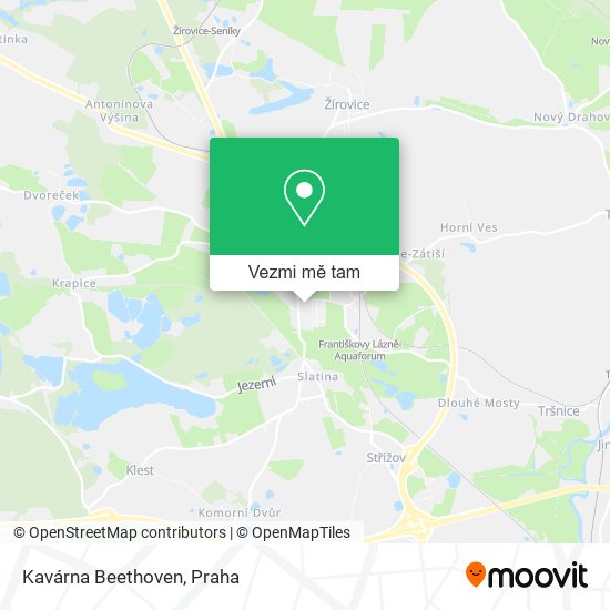 Kavárna Beethoven mapa