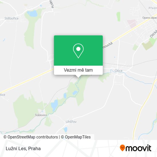 Lužní Les mapa