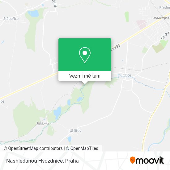 Nashledanou Hvozdnice mapa