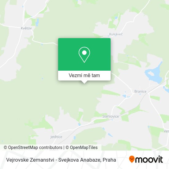 Vejrovske Zemanstvi - Svejkova Anabaze mapa