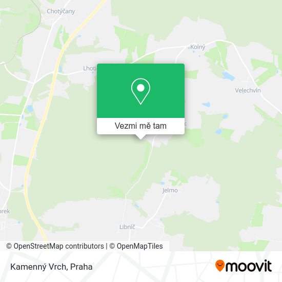 Kamenný Vrch mapa