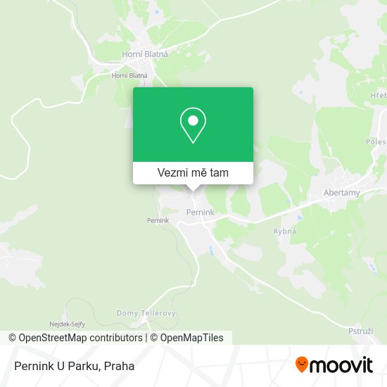 Pernink U Parku mapa