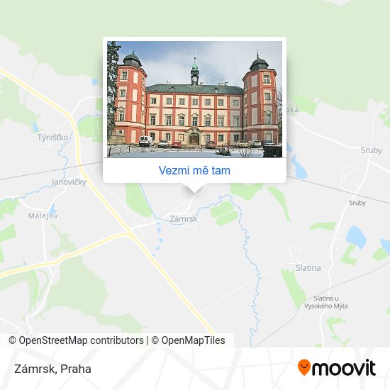 Zámrsk mapa