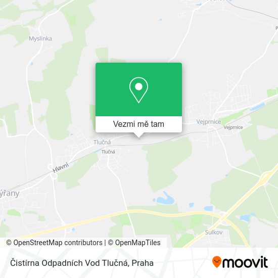 Čistírna Odpadních Vod Tlučná mapa
