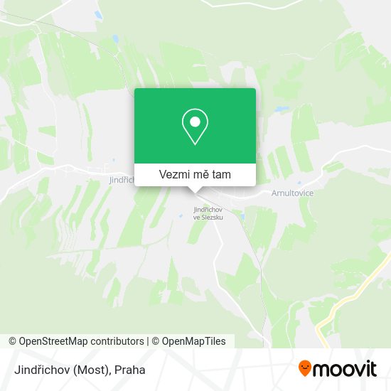 Jindřichov (Most) mapa