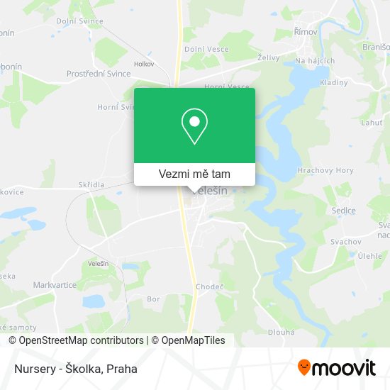 Nursery - Školka mapa