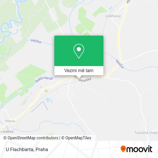 U Flachbarta mapa