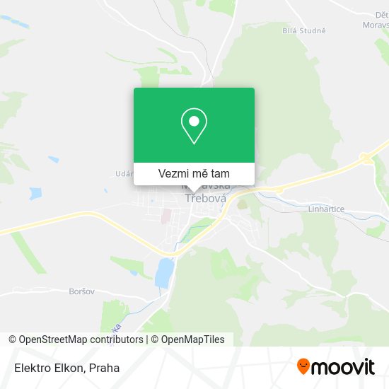 Elektro Elkon mapa