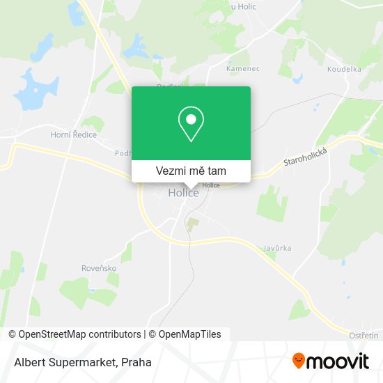 Albert Supermarket mapa
