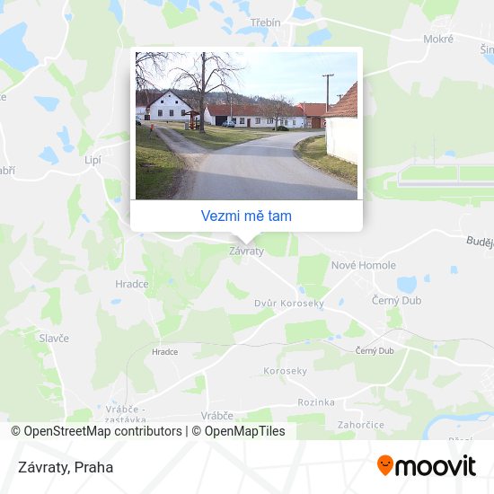 Závraty mapa