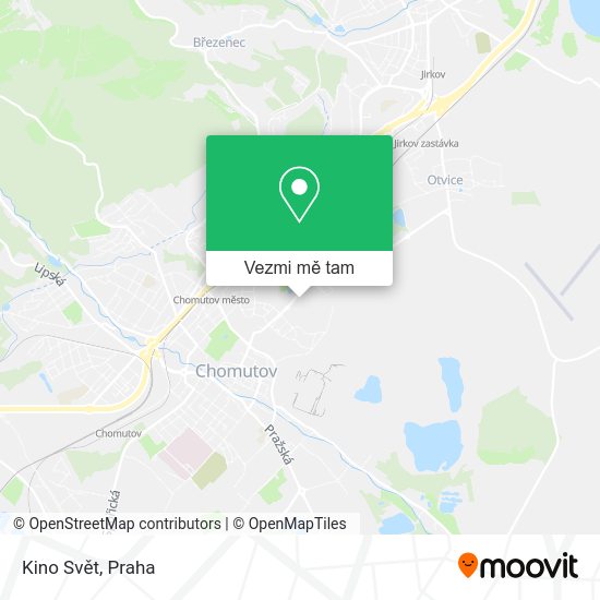 Kino Svět mapa