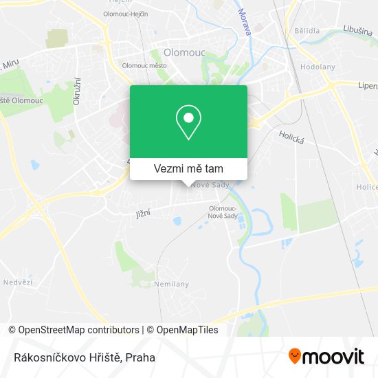 Rákosníčkovo Hřiště mapa