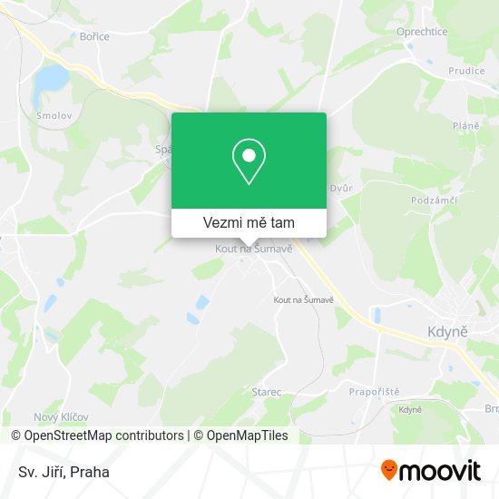 Sv. Jiří mapa