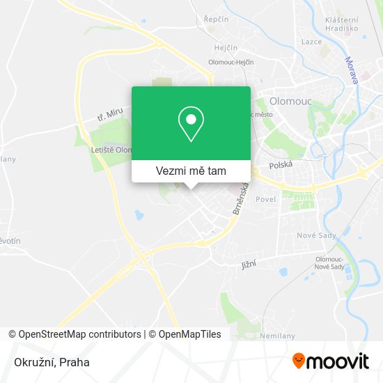 Okružní mapa