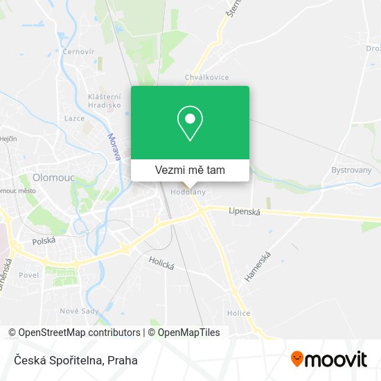 Česká Spořitelna mapa