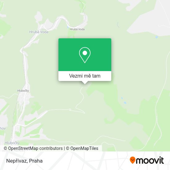 Nepřívaz mapa