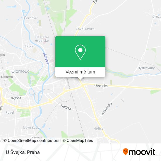 U Švejka mapa