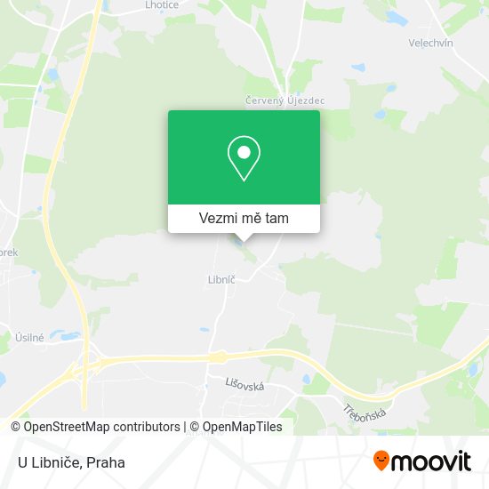 U Libniče mapa