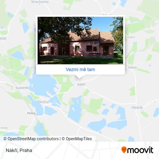 Nákří mapa
