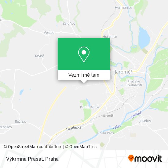 Výkrmna Prasat mapa