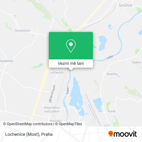 Lochenice (Most) mapa