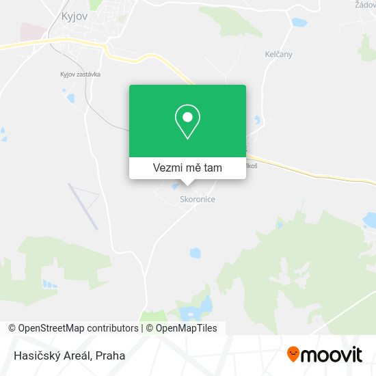 Hasičský Areál mapa
