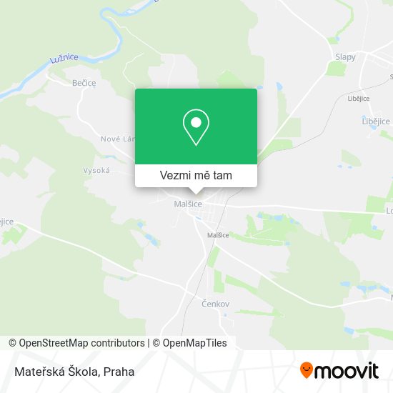 Mateřská Škola mapa